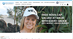 Desktop Screenshot of novaswimwear.com