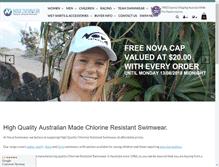 Tablet Screenshot of novaswimwear.com